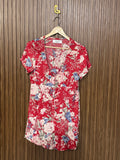 Chest 16 Length 30 Fabric Silk Check Half Sleeves