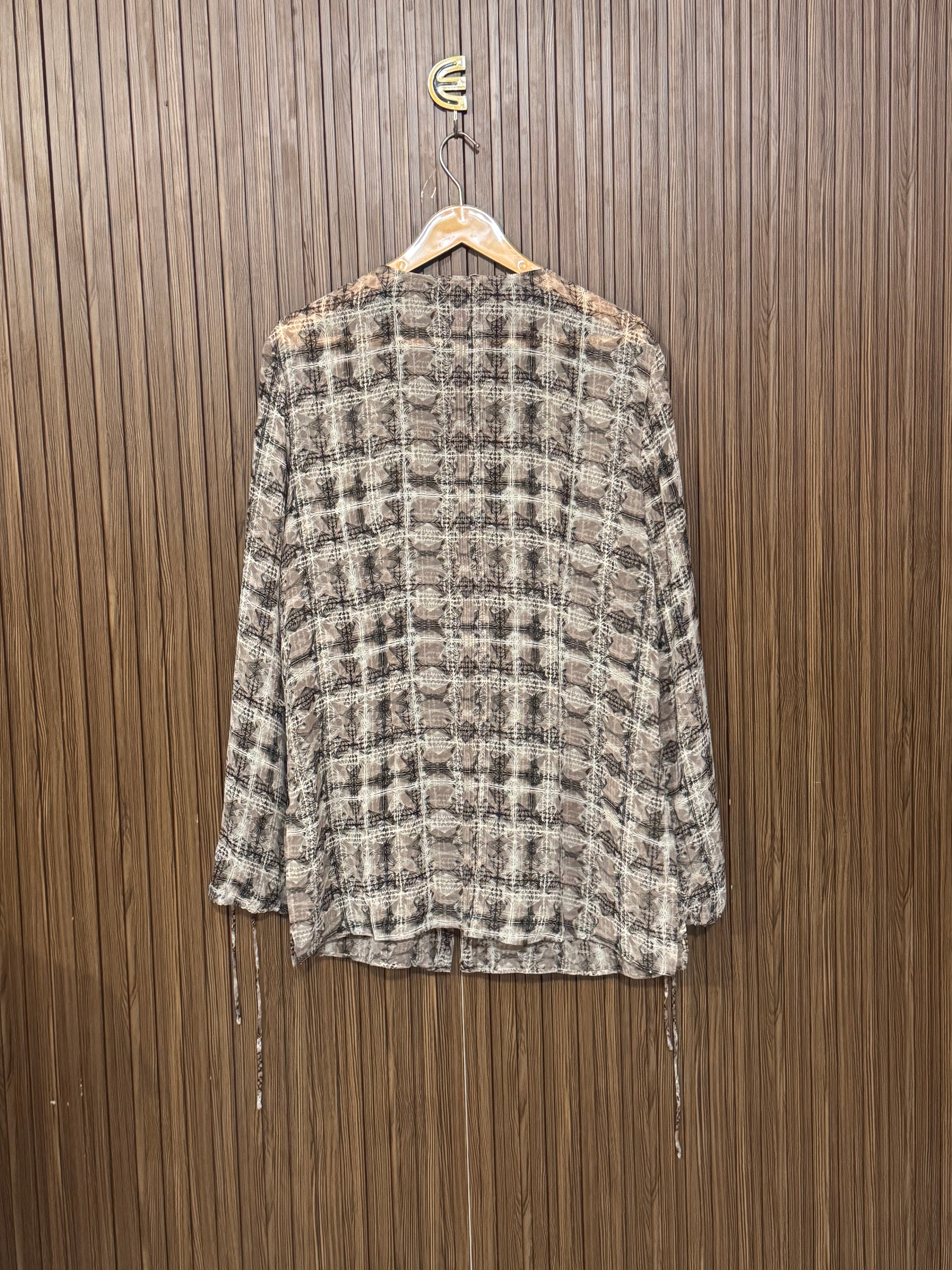 Chest 22 Length 30 Fabric Shifon Net Modern Sleeve