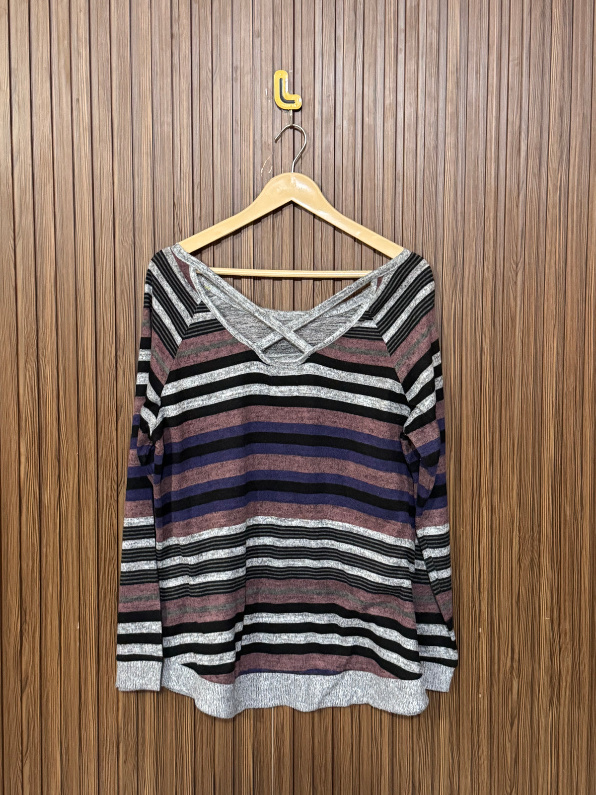 Chest 21 Length 26 Grey Winter Top