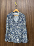 Chest 26 Length 26 Fabric Silk Frill Full Sleeves