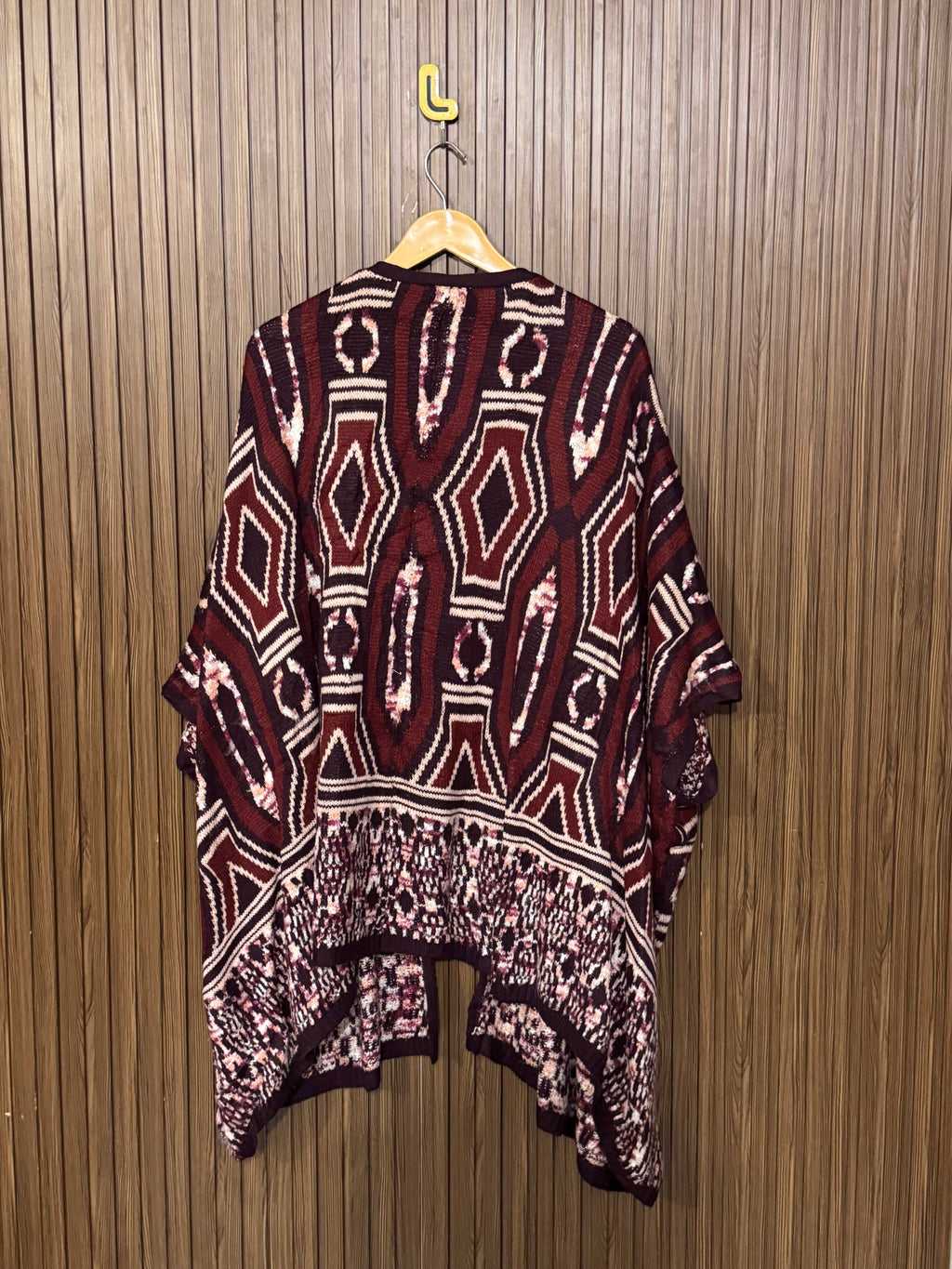 Button Cape Shawl