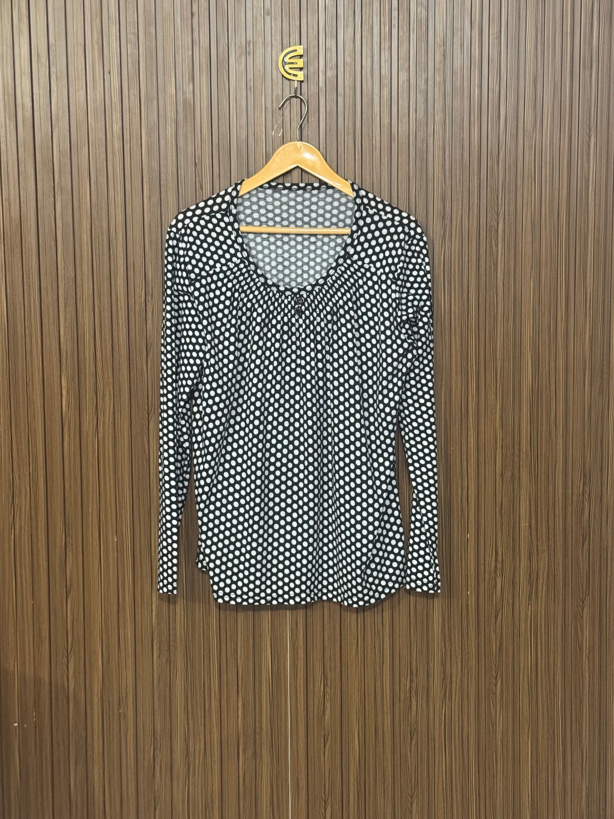 Chest 21 Length 26 Fabric Elastic Delicate Print Top