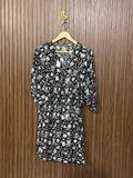 Chest 19 Length 32 Fabric Silk Printed Long Top