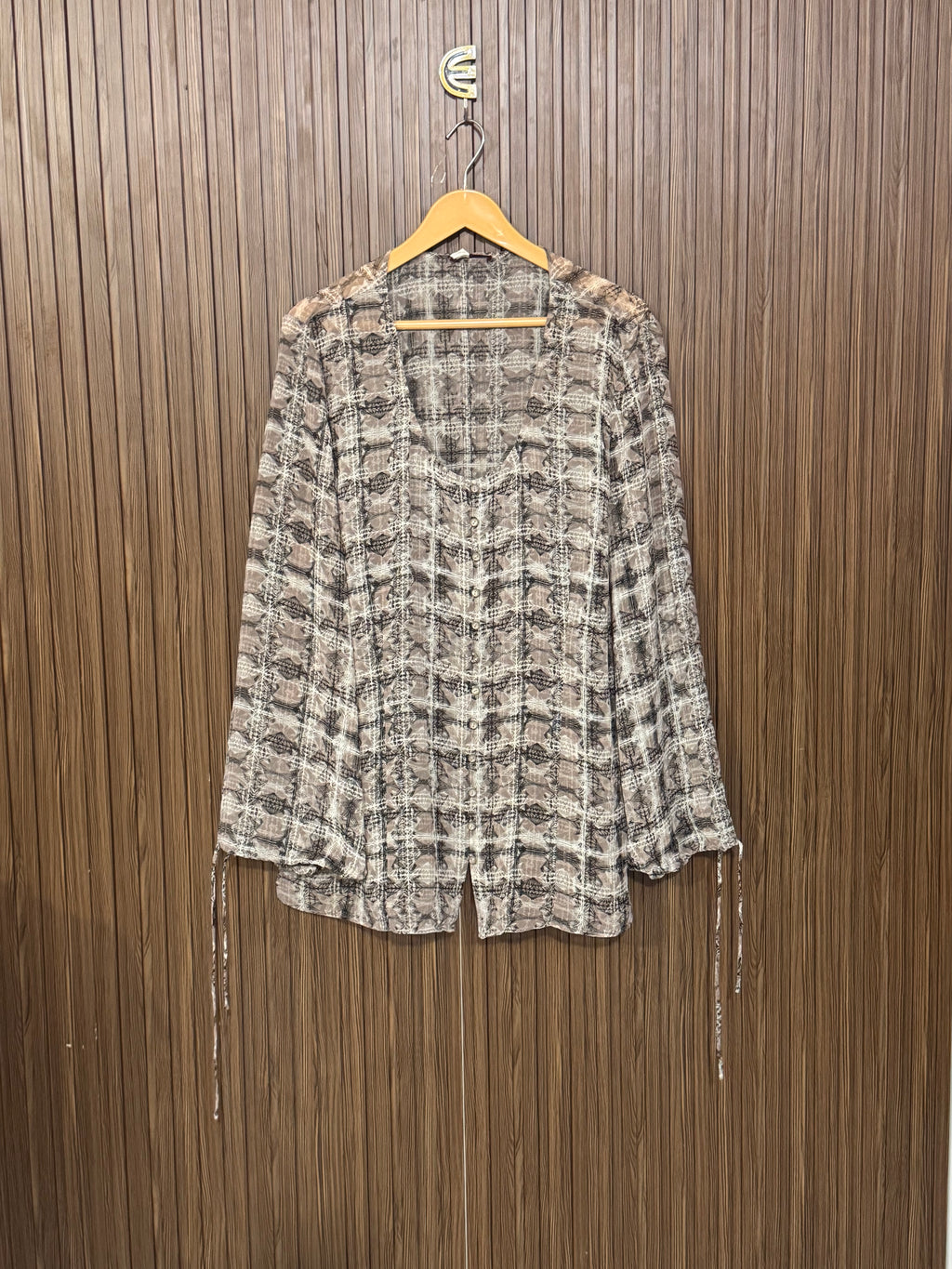 Chest 22 Length 30 Fabric Shifon Net Modern Sleeve