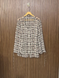 Chest 22 Length 30 Fabric Shifon Net Modern Sleeve