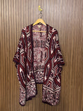 Button Cape Shawl