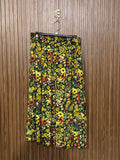 Waist 34 to 36 Length 30 Fabric Silk Midi Skirt