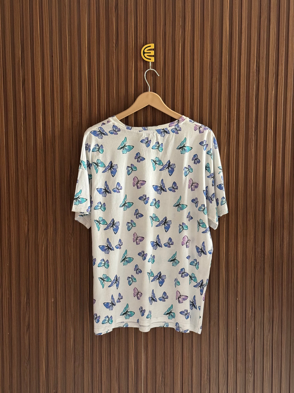 Dreamy Butterfly Printed Half Sleeves