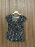 Chest 16 Length 22 Fabric Silk Polka Dot Sleeveless