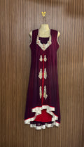Chest 17 Length 45 Fabric Net Shifon Embroidered Dress