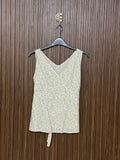 Chest 16 Length 21  Fabric Silk Cora Top