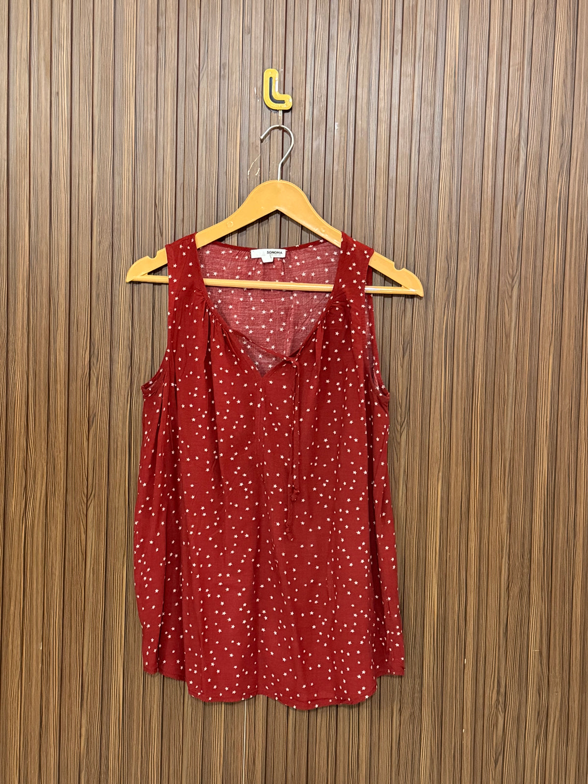 Chest 19 Length 25 Fabric Silk Active Sleeveless
