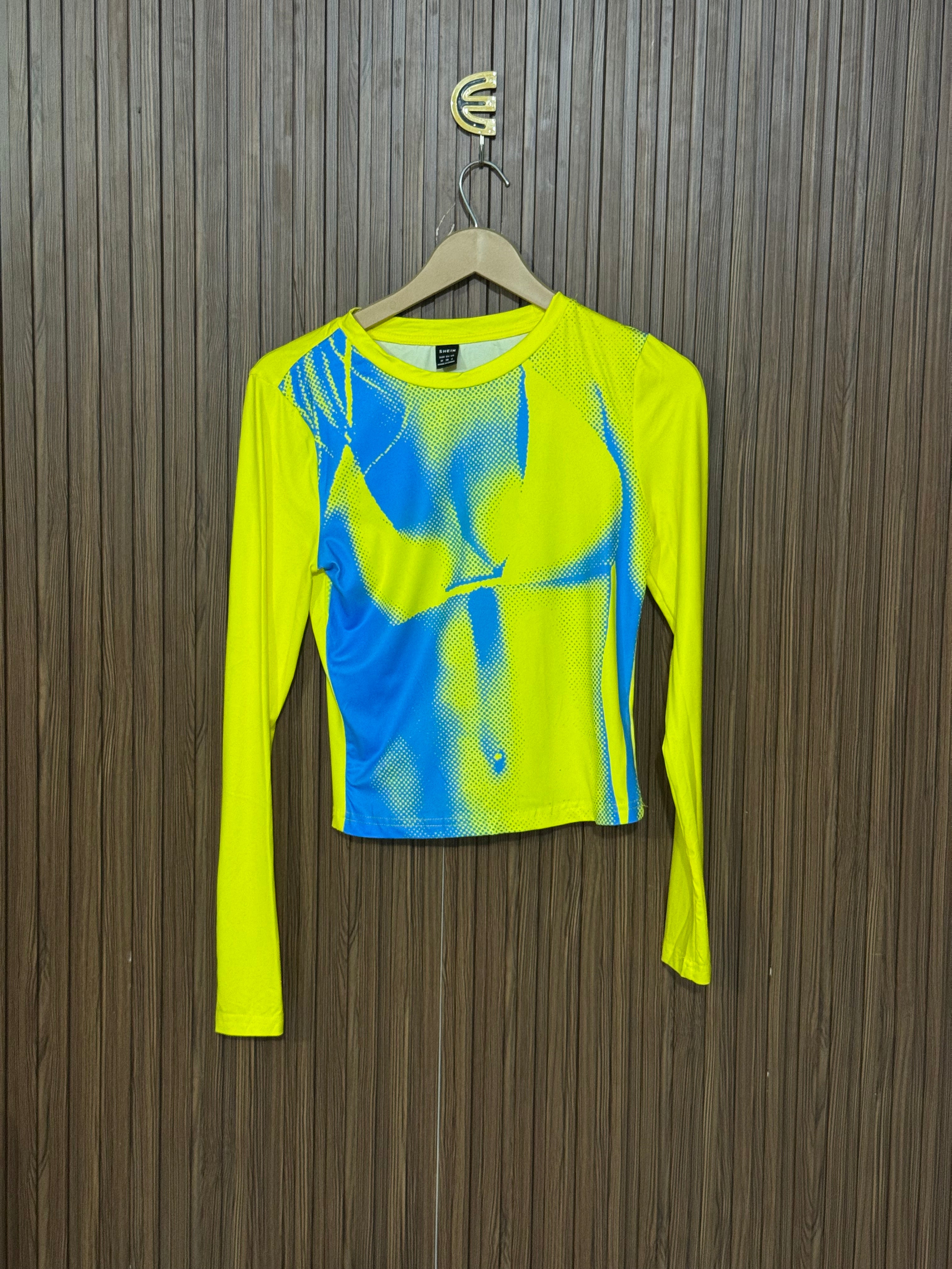 Chest 15 Length 18 Fabric Dryft Neon Top