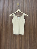 Jersey Knit Crop Top