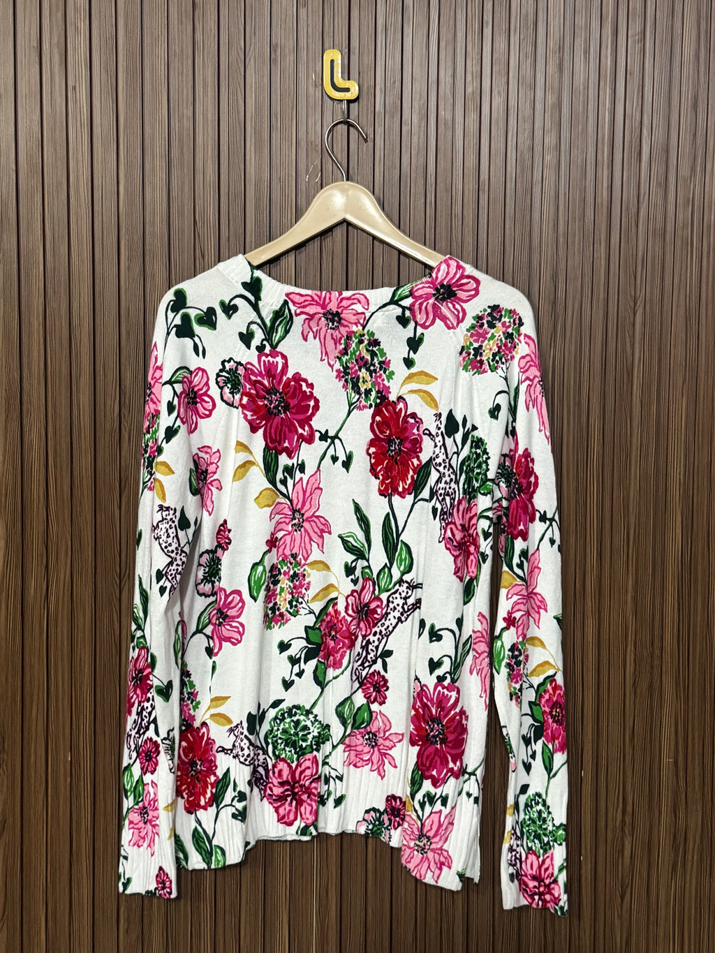 Chest 20 Length 27 Flower Print Full Sleeves