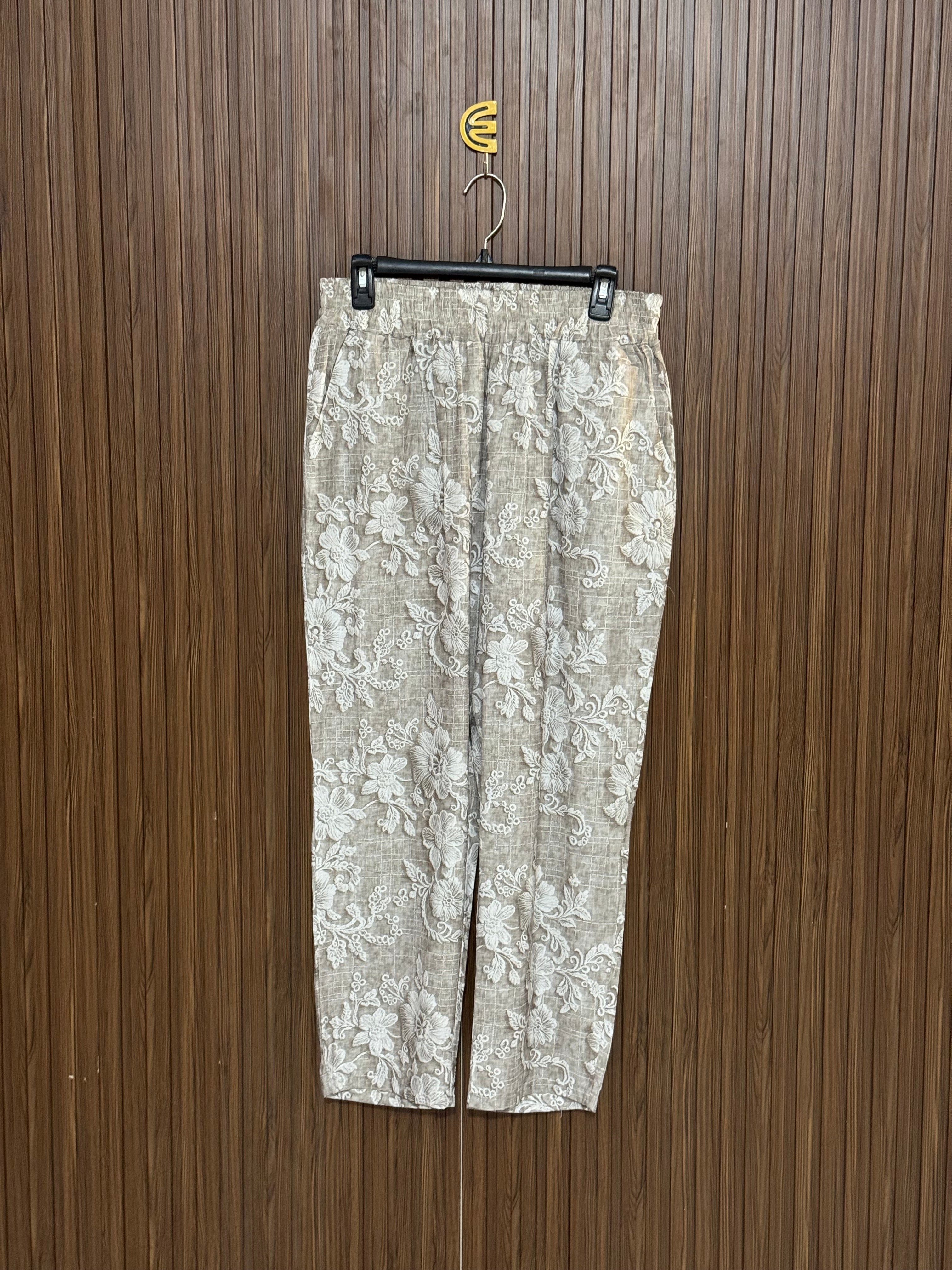 Ivory Flora Trouser