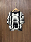 Chest 21 Length 21 Striped Tee