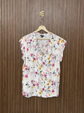 Chest 25 Length 26 Fabric Silk Elegant Top