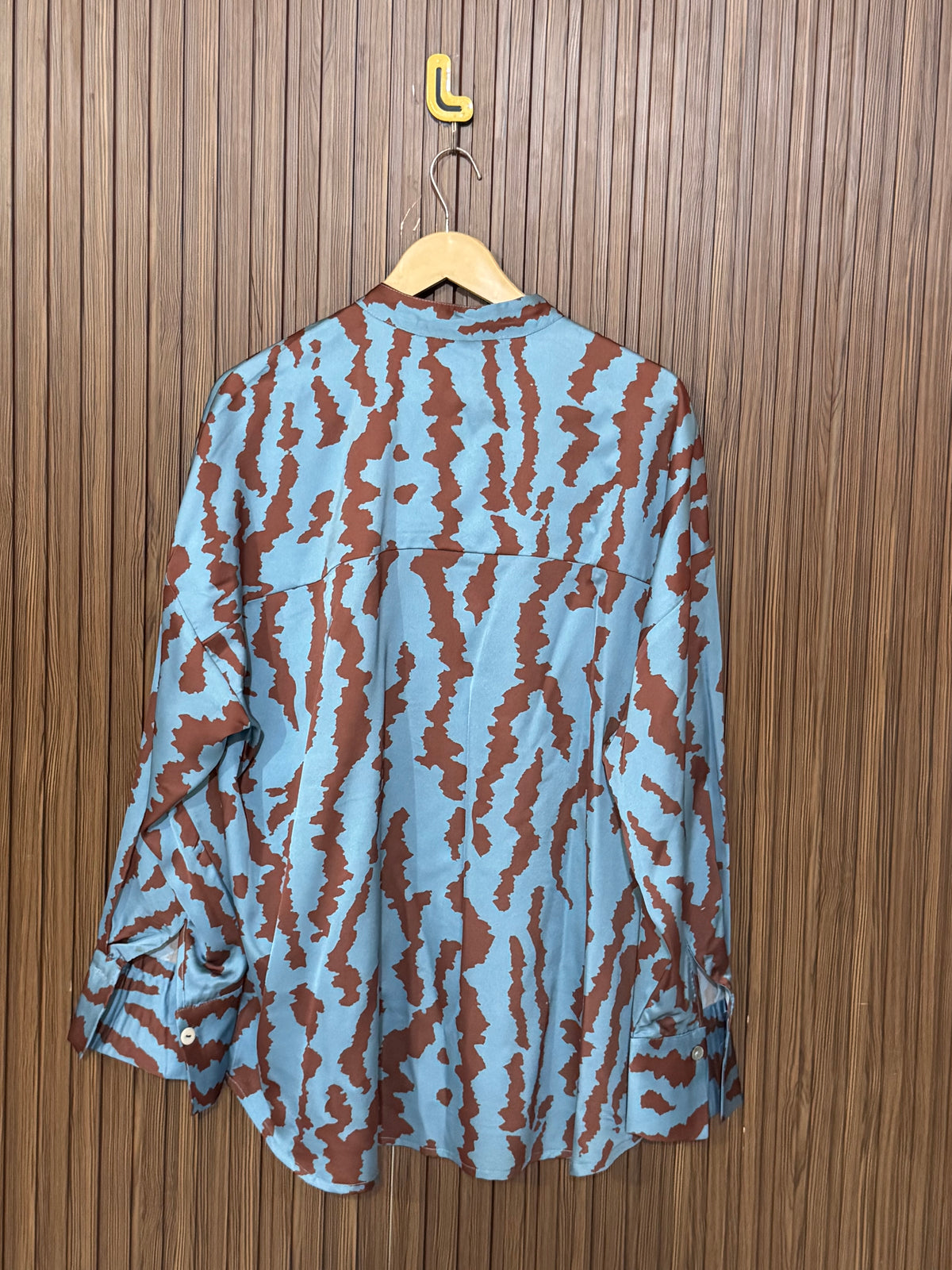 Chest 25 Length 28 Fabric Silk Stretch Fit Full Sleeves
