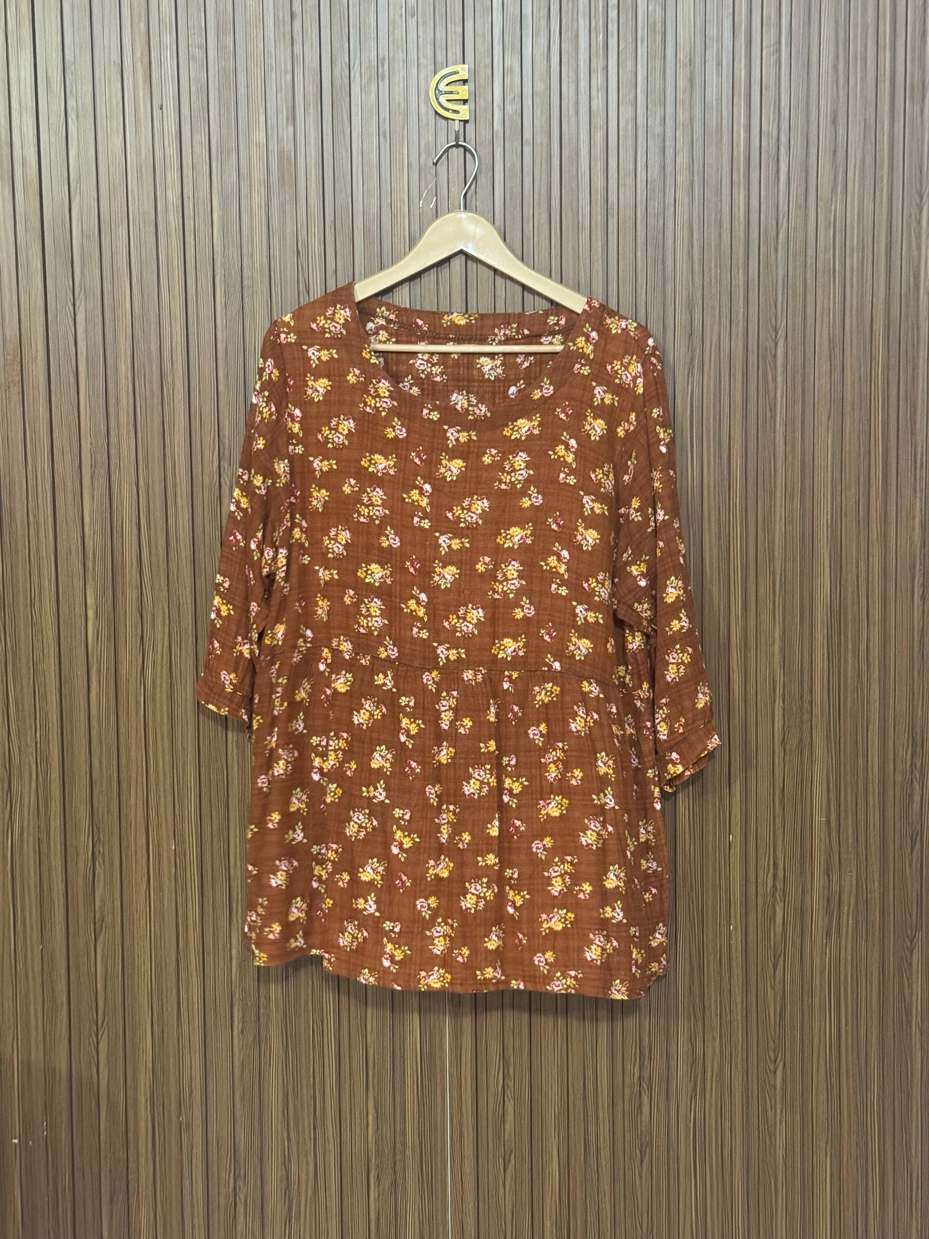 Chest 22 Length 27 Fabric Soft Cotton Smart Casual Top