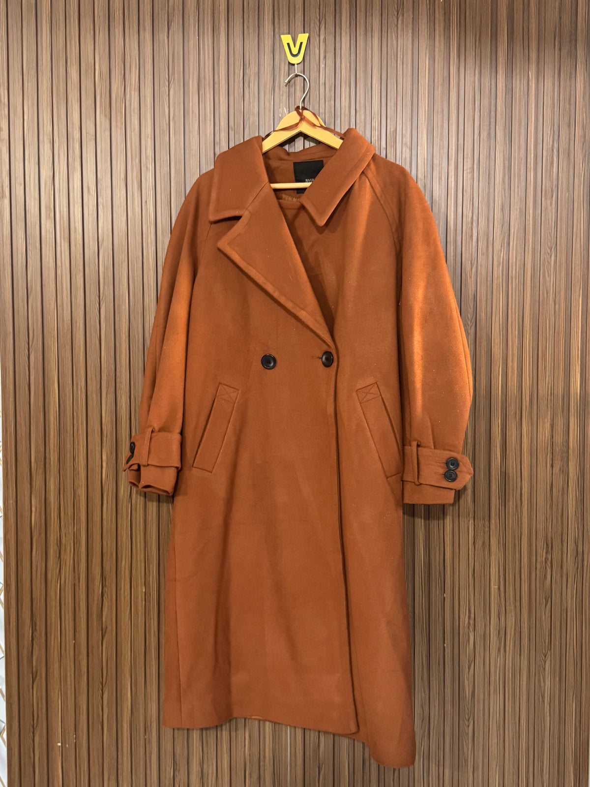 Chest 21 Length 42 Long Wool Winter Coat