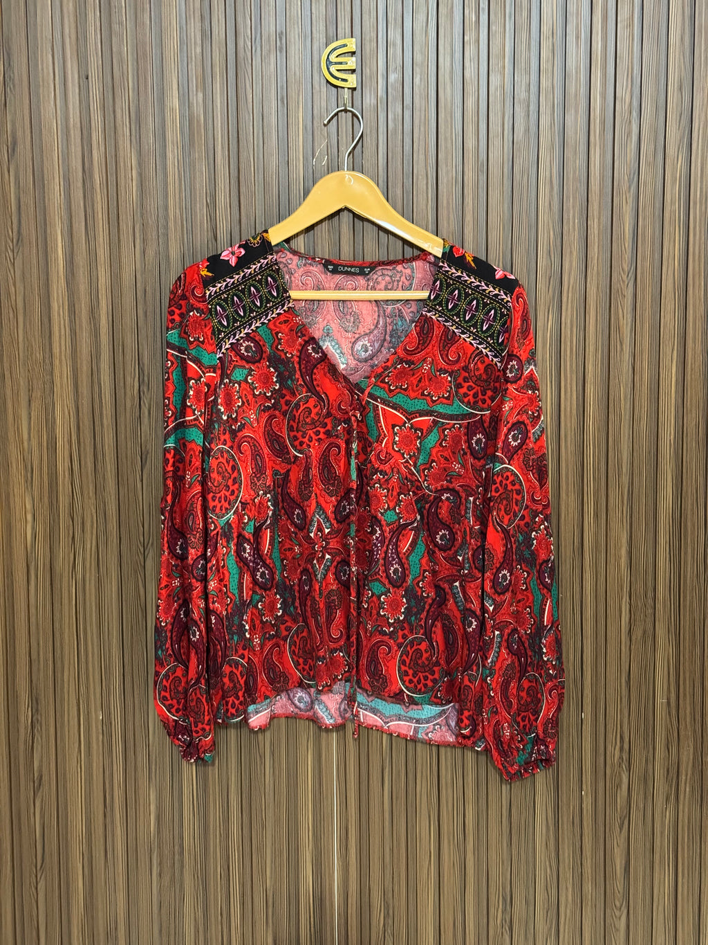 Chest 18 Length 24 Fabric Nelon V Neck Printed