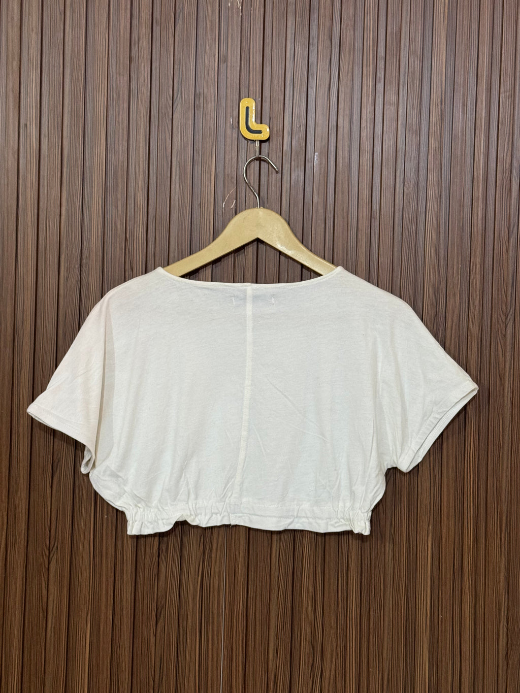 Chest 19 Length 12 Fabric Silk Classic Glow Crop Top