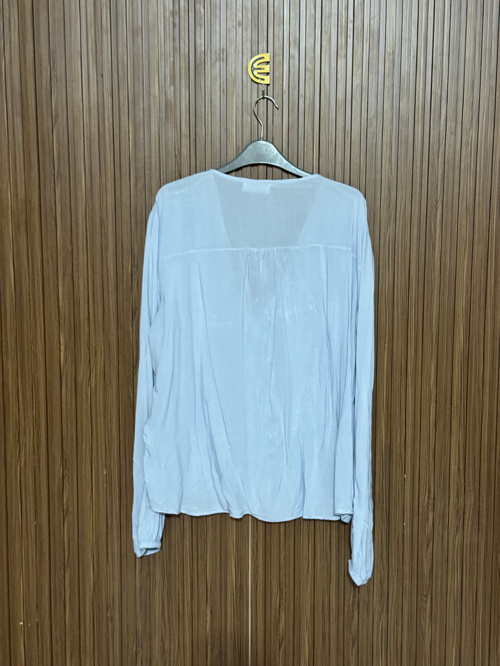 Chest 23 Length 26 Fabric Nylon Blue Smart Casual Top