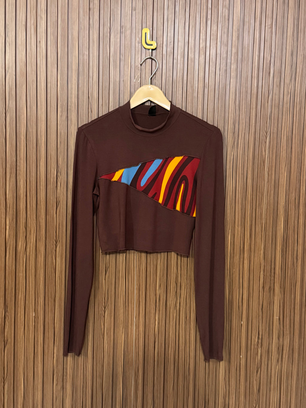 Chest 15 Length 15 Fabric Jorjit Long Sleeve Crop Top