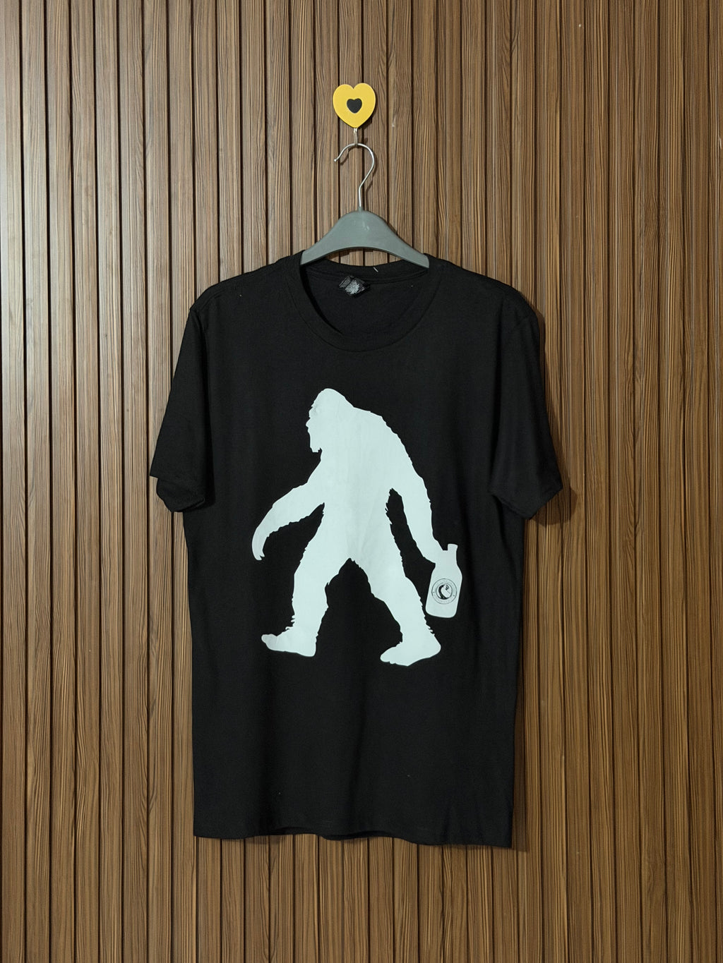 Black Printed Half Sleeves T-Shirt
