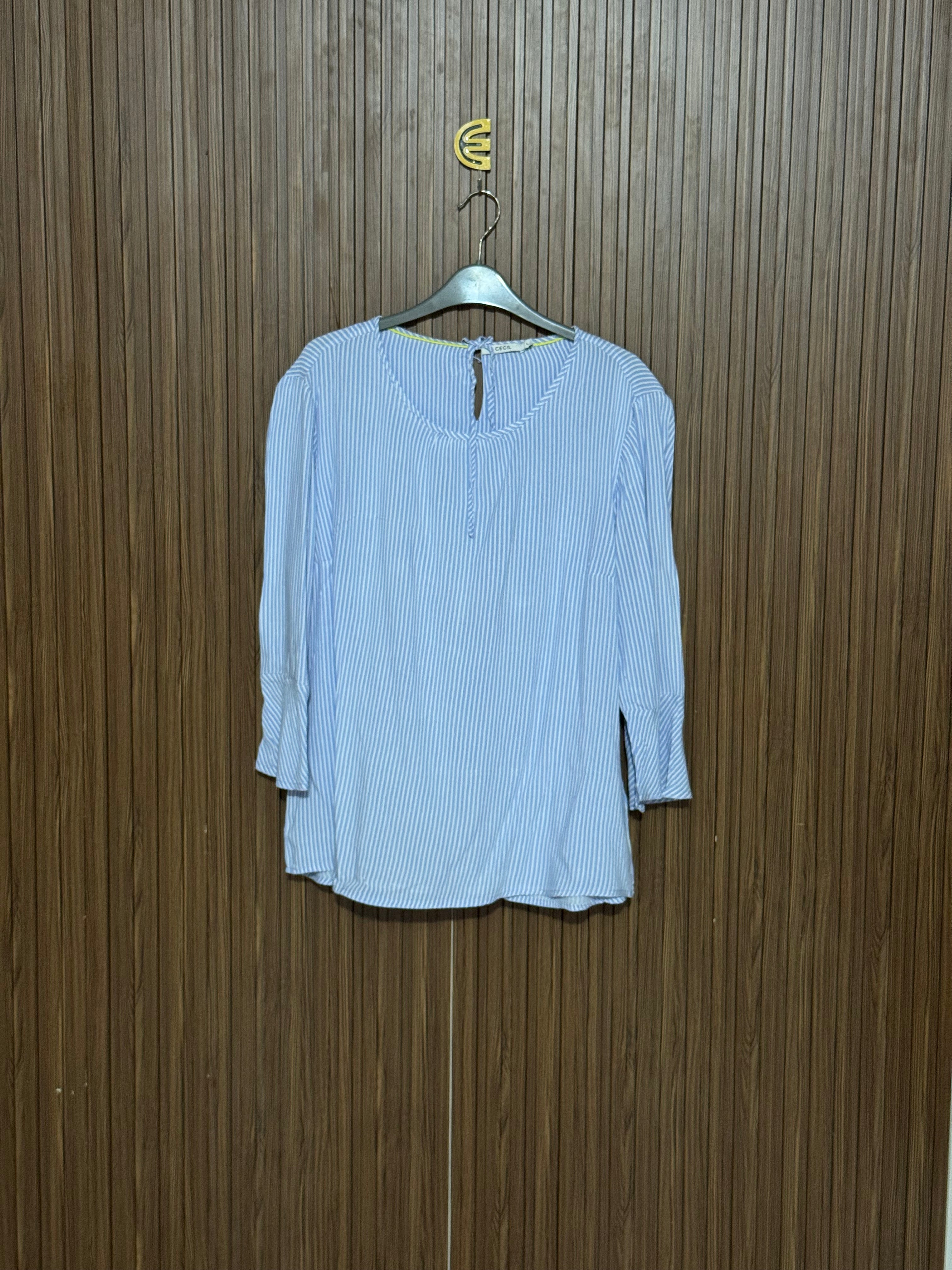 Chest 22 Length 26 Fabric Cotton Summer Pastel Striped Top