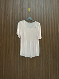 Chest 15 length 26 Fabric Nylon Smocked Pink