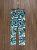 Multicolor Floral Print Trousers