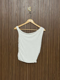 Chest 14 Length 17 Cowl Neck Ruched Top