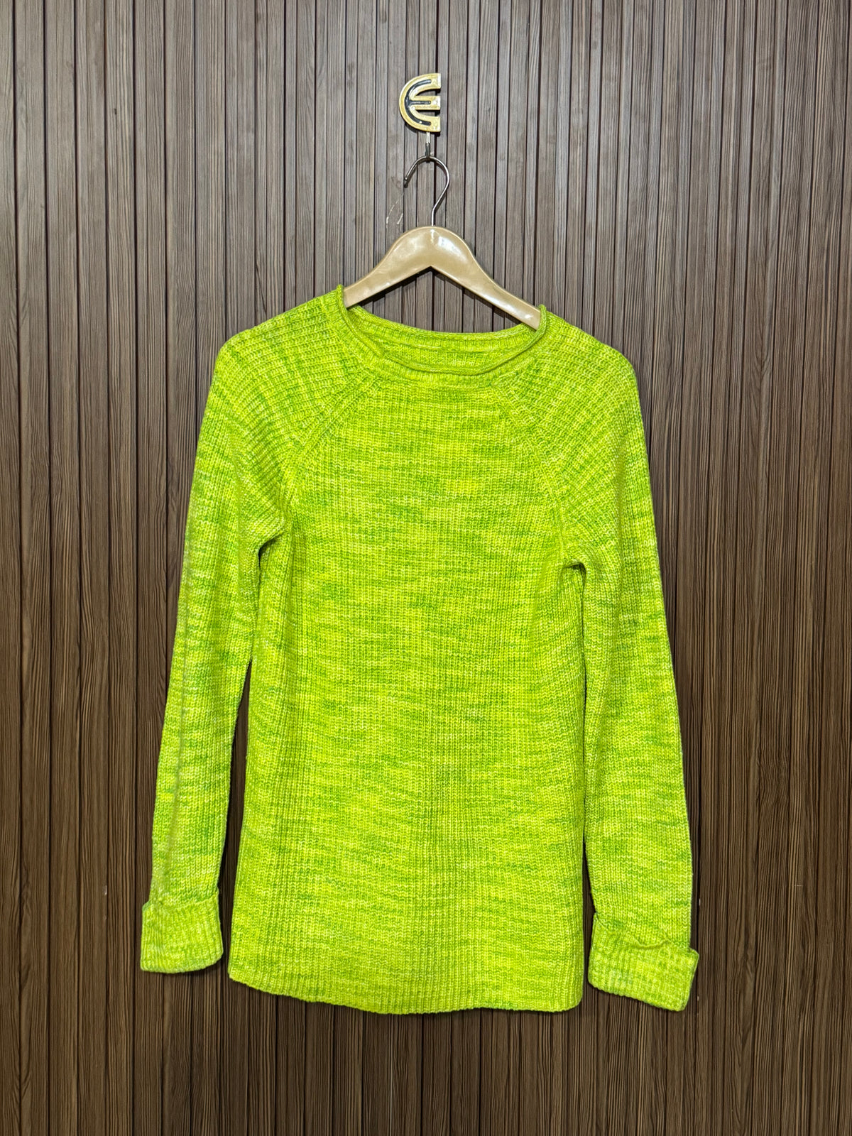 Chest 15 Length 25 Round Neck Sweater