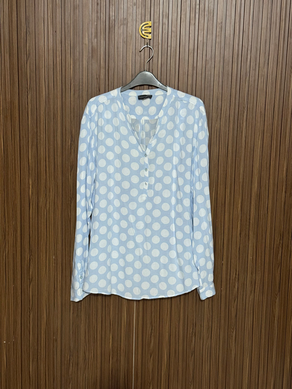 Chest 22 Length 28 Fabric Nylon Blue Dotted Top