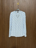 Chest 22 Length 28 Fabric Nylon Blue Dotted Top