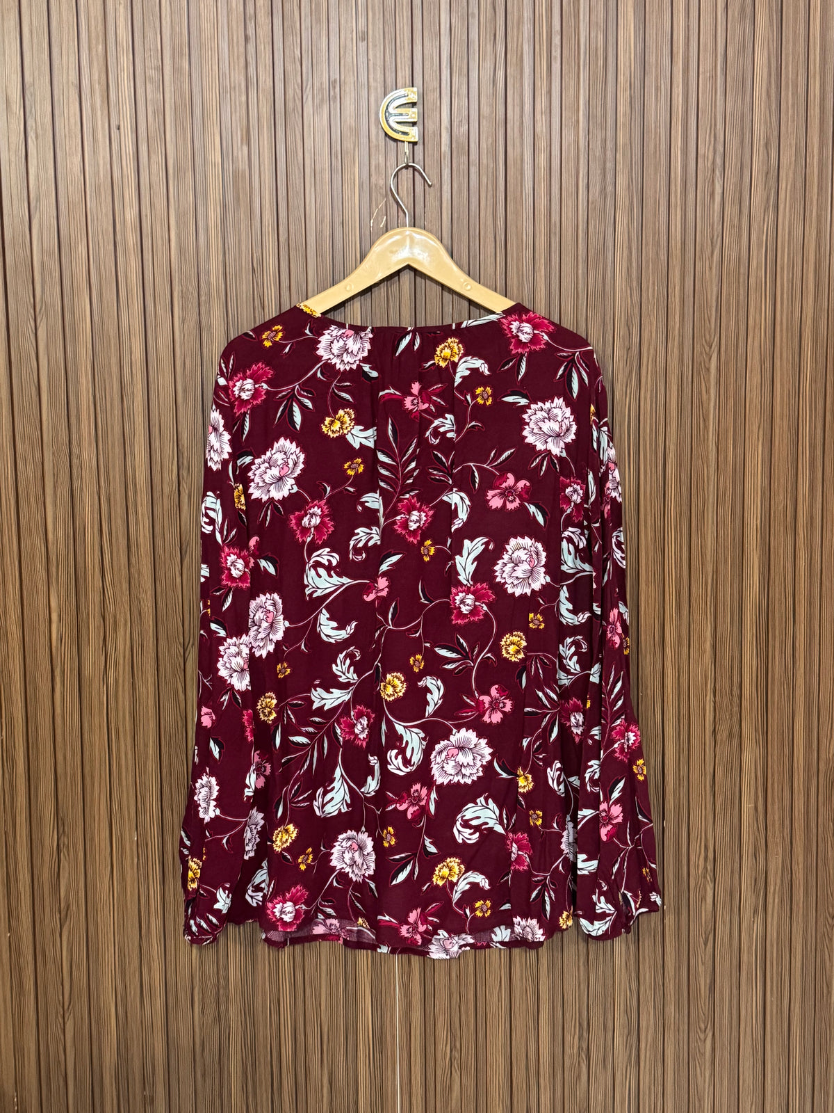 Chest 24 Length 28 Fabric Silk Blossom Top
