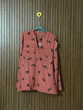 Chest 20 Length 27 Premium Floral Button-Down Shirt
