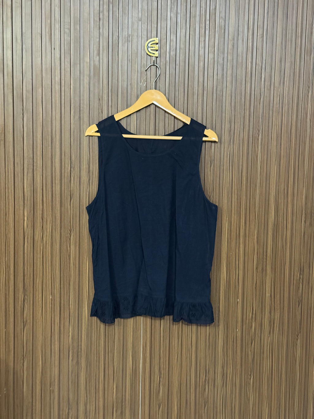 Chest 22 Length 25 Fabric Silk Simple Printed Top