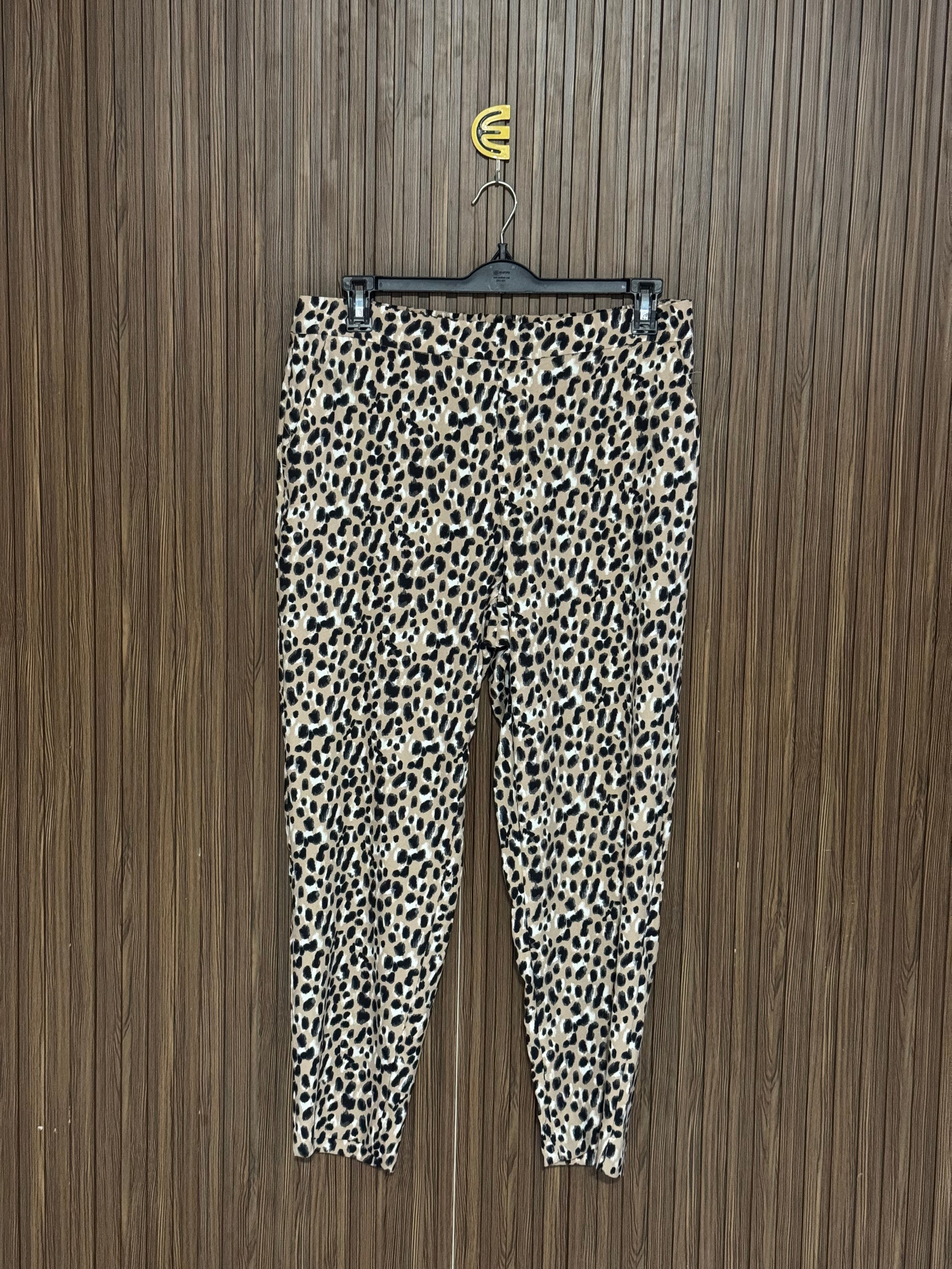 Leopard Print Casual Trousers