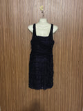 Chest 13 Length 32 Black Strap Dress