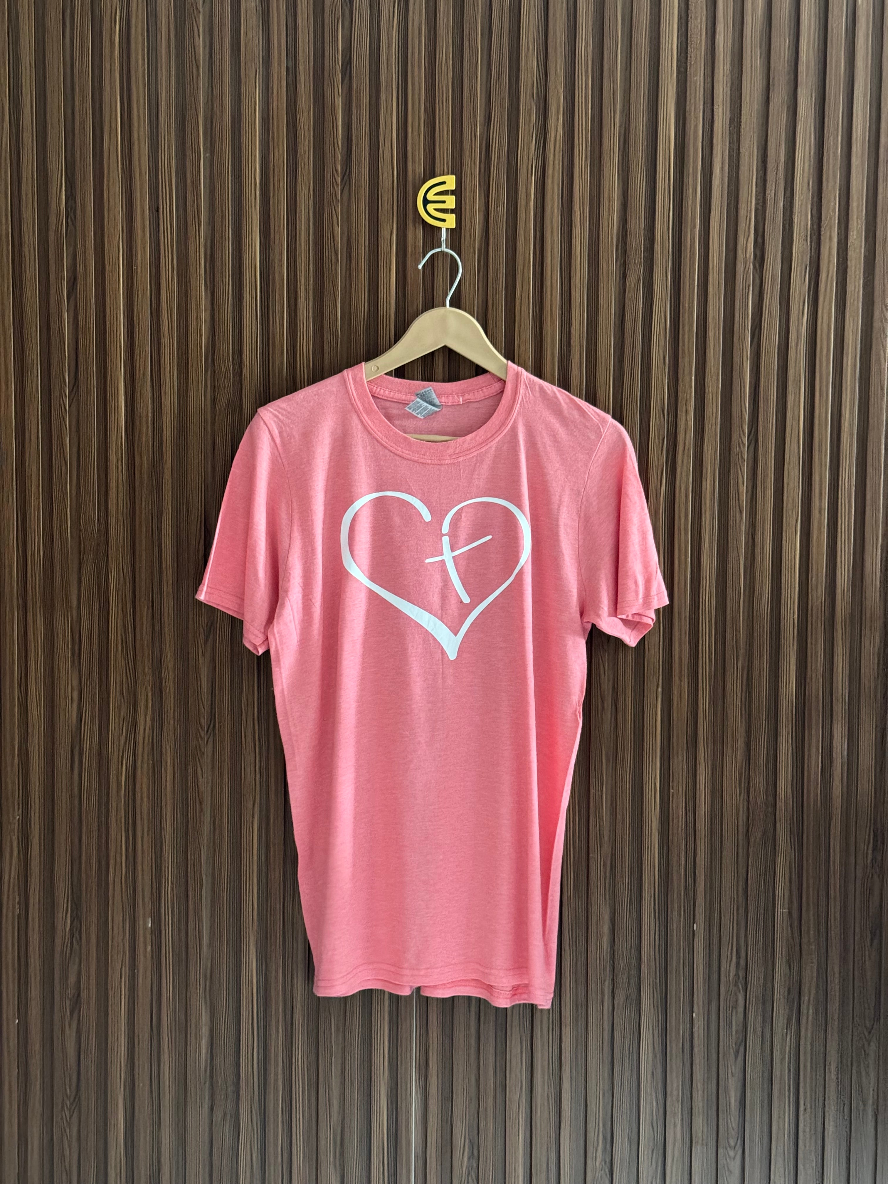 Everyday Heart Outline Cotton T-Shirt