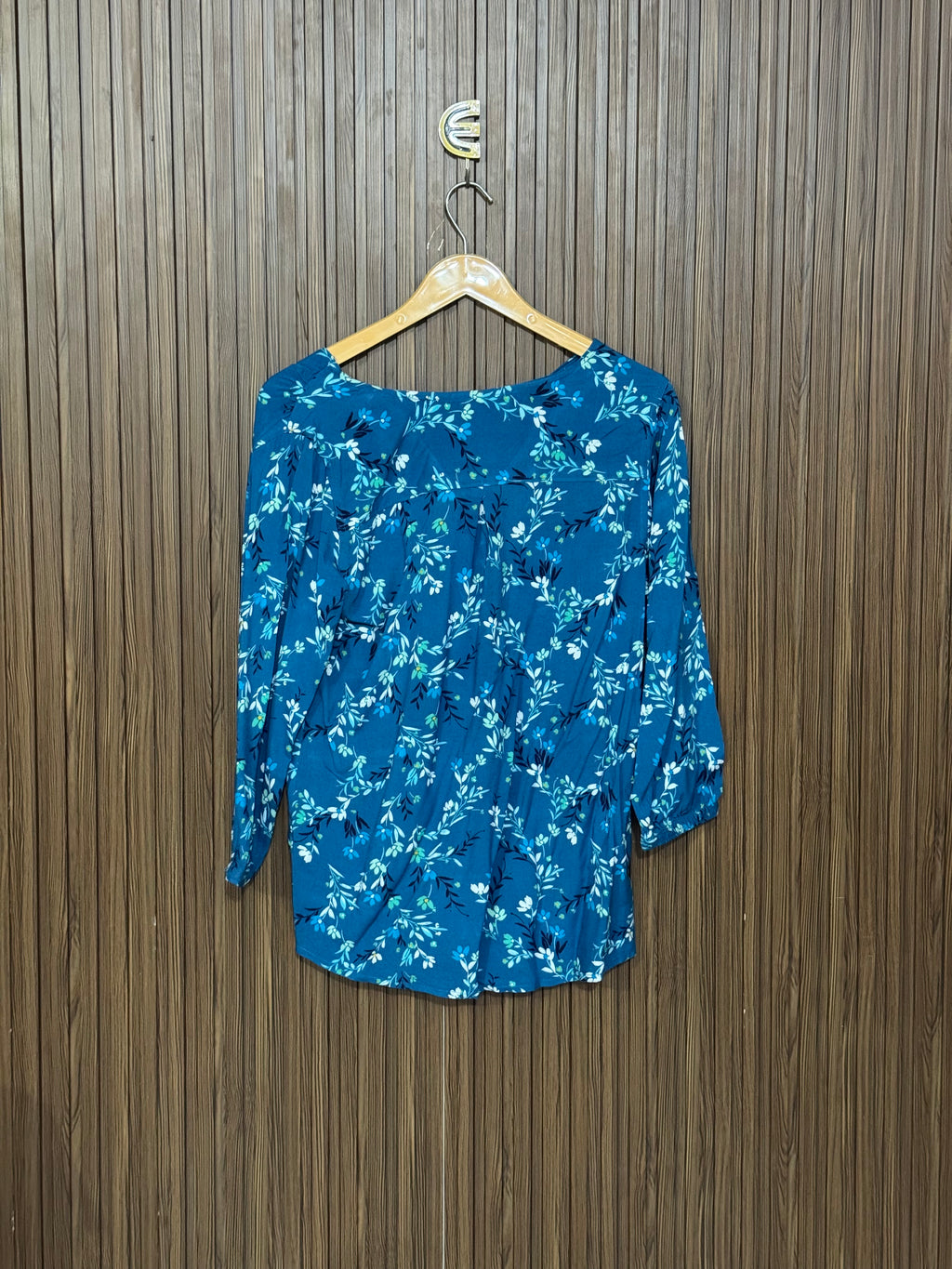 Chest 18 Length 25 Fabric Linen Printed Shirt