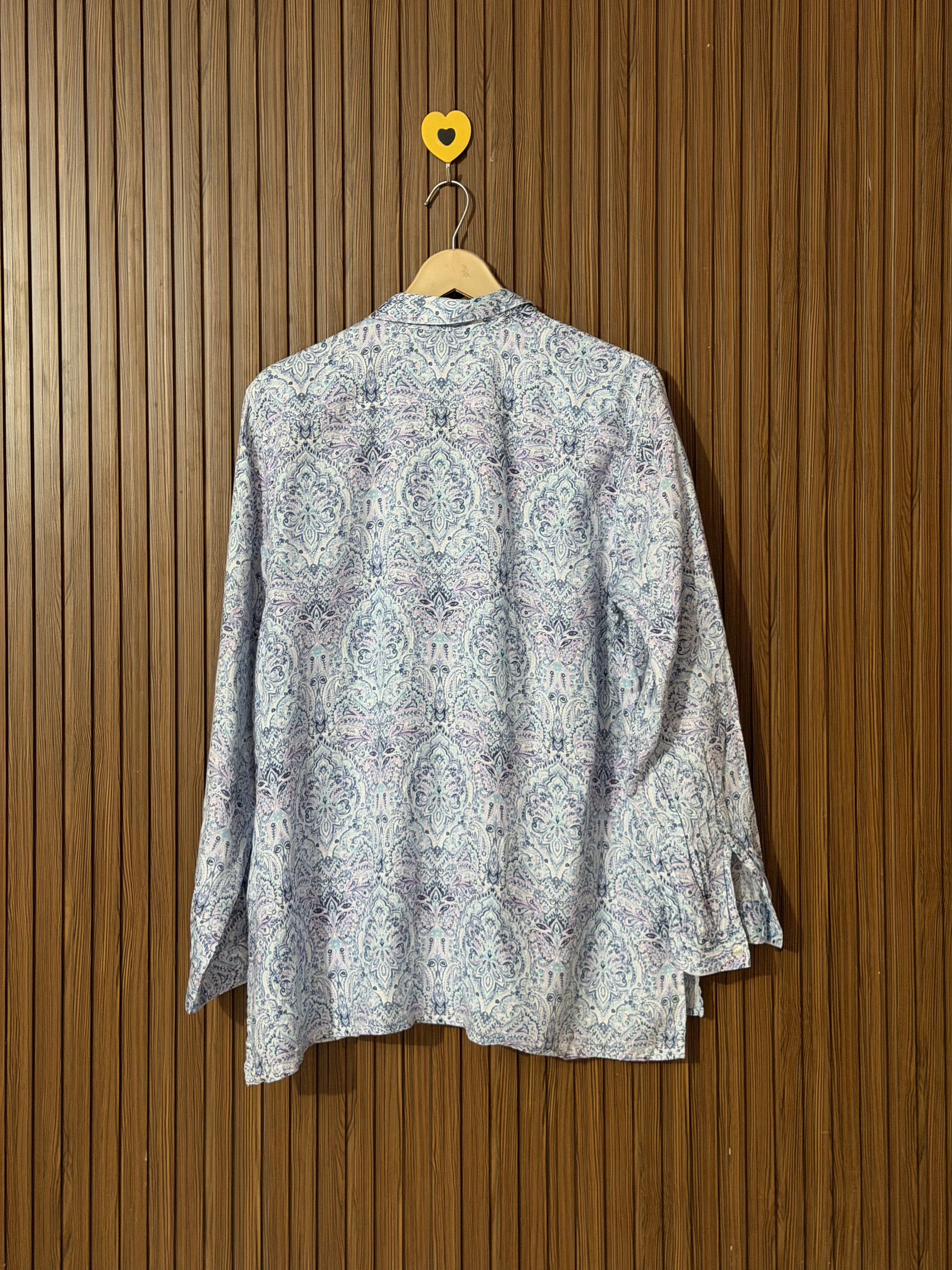 Chest 22 Length 29 Paisley Western Shirt