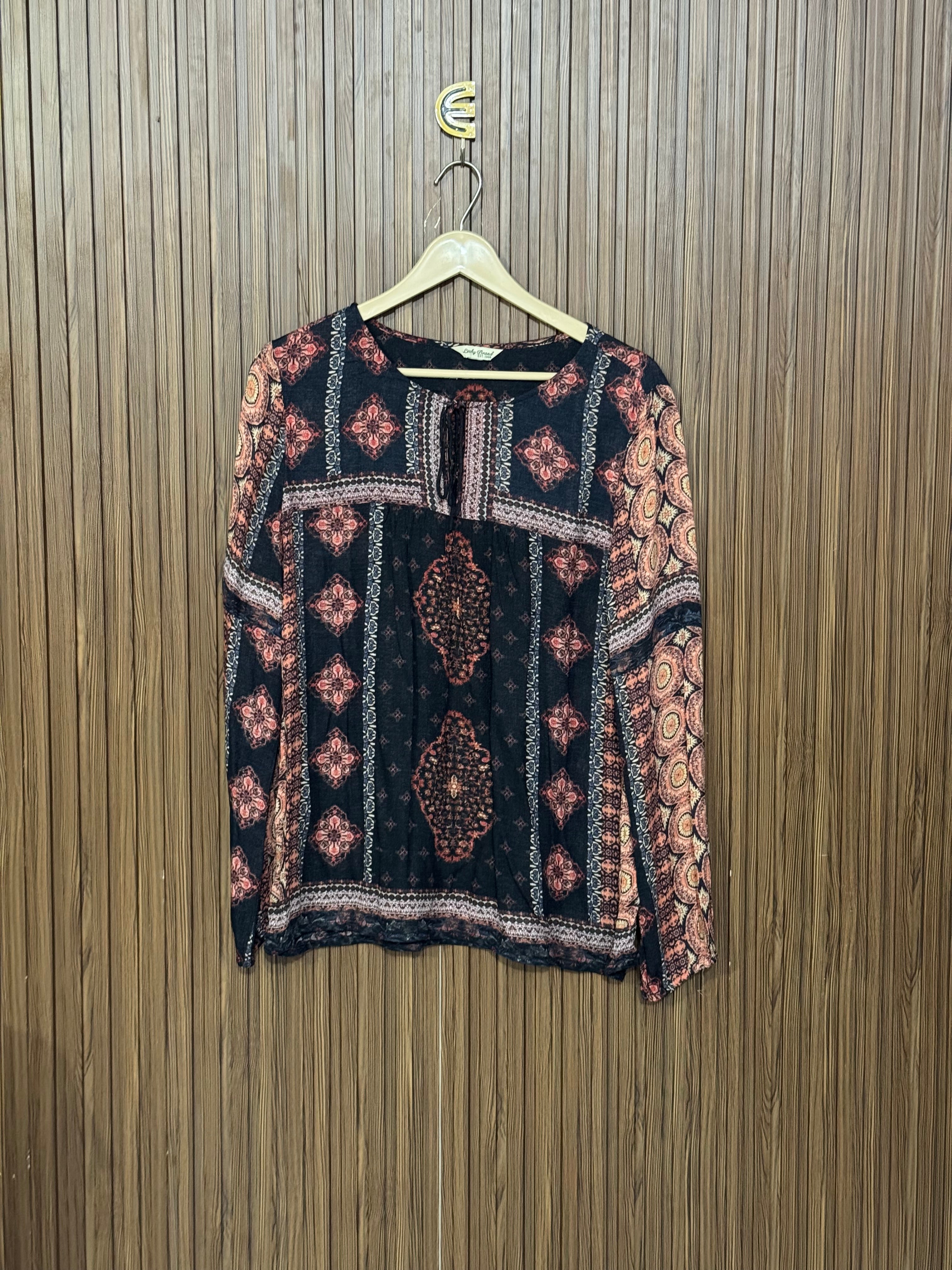 Chest 23 Length 25 Fabric Shifon Basic Top