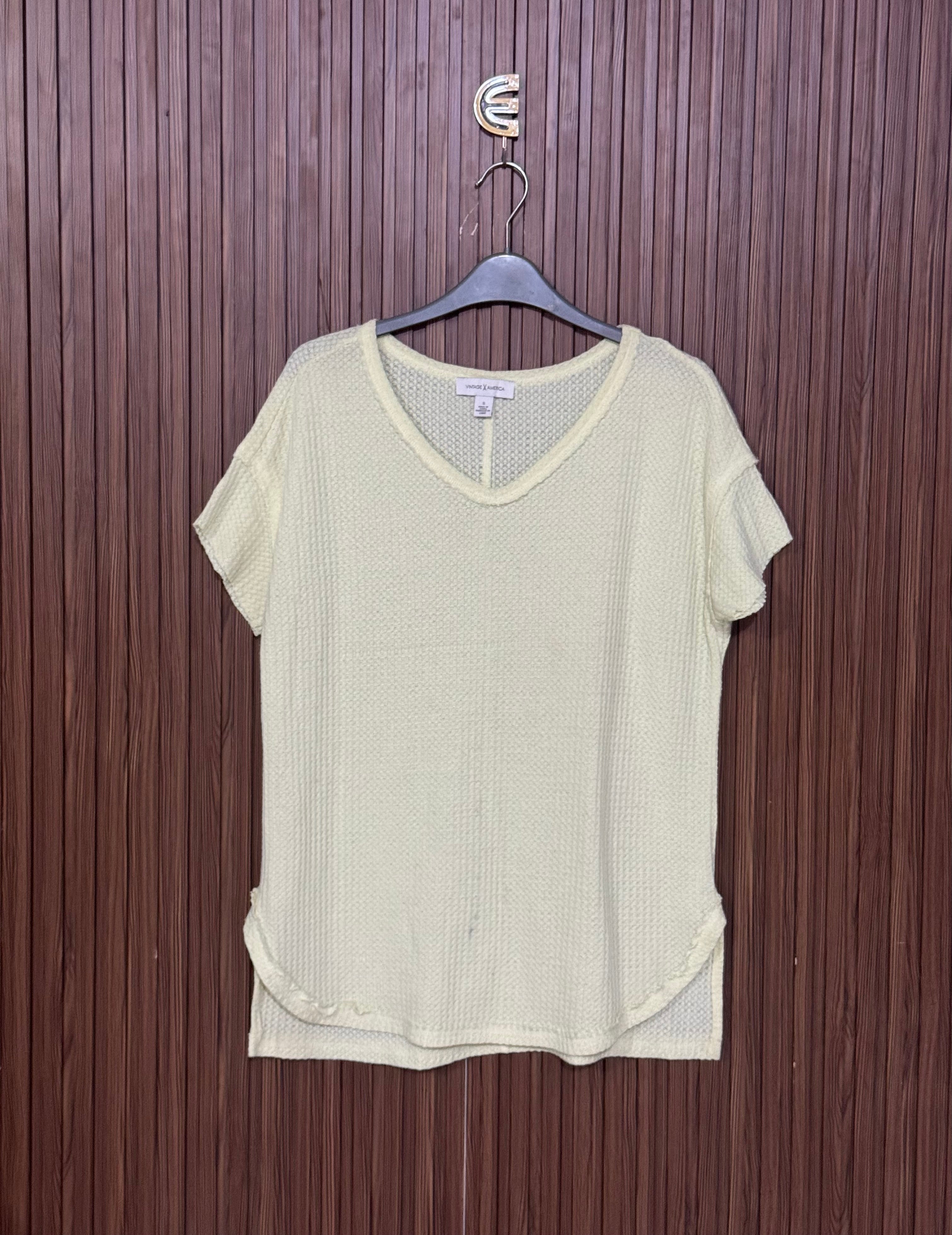 Chest 20 Length 26 Casual Basic Top