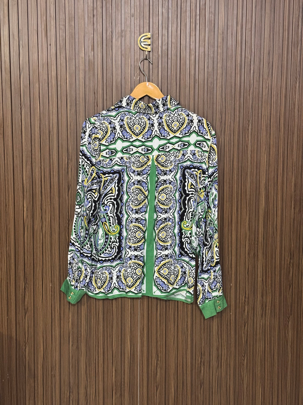 Chest 21 Length 24 Fabric Linen Printed Top