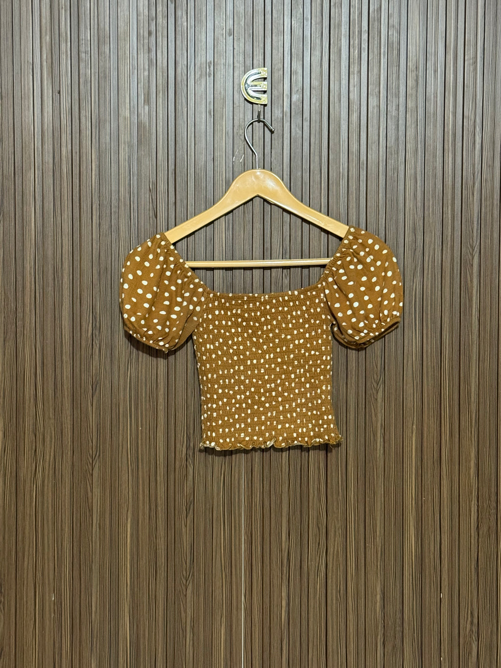 Chest 10 Length 13 Polka Dot Smocked