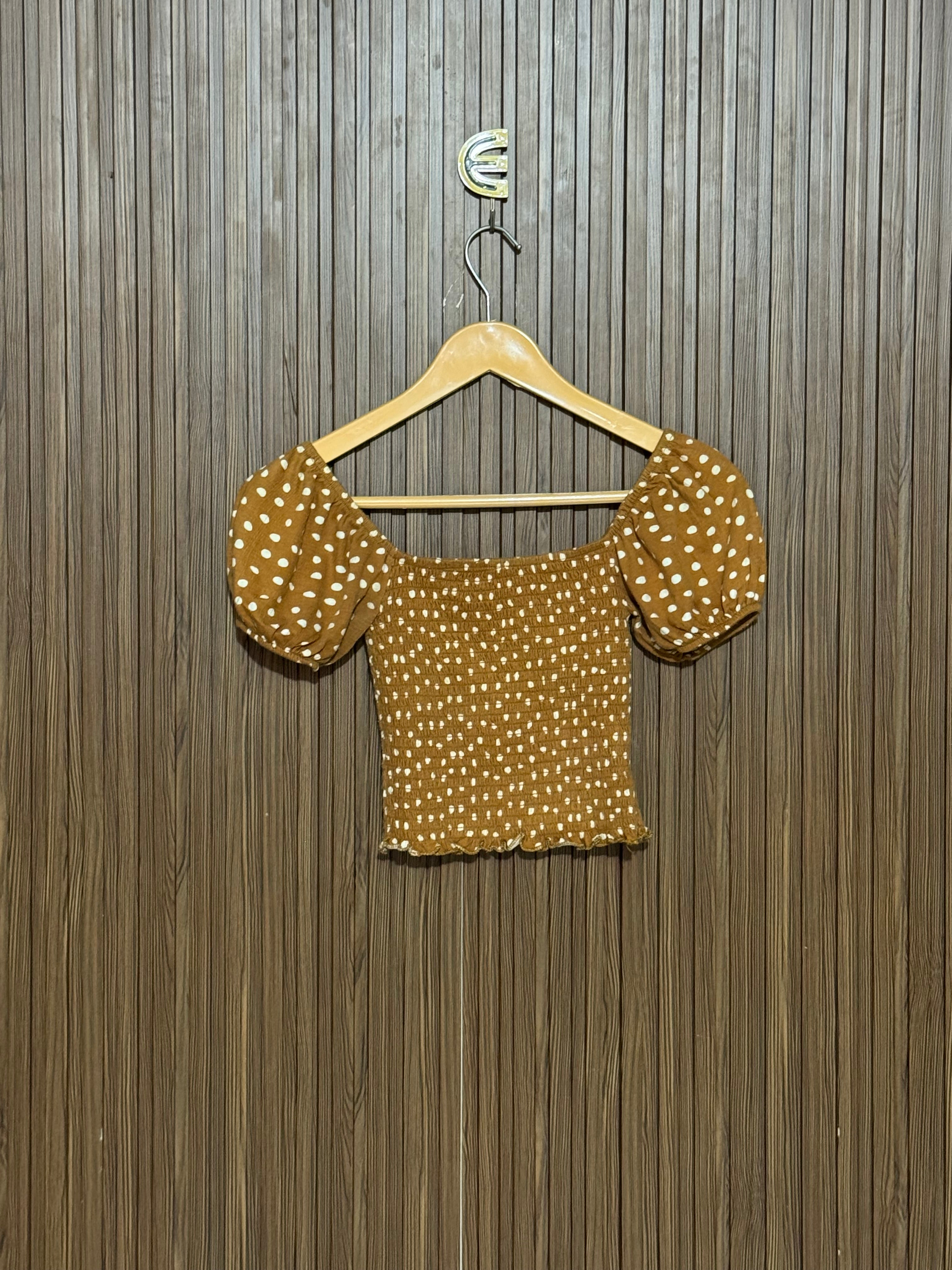 Chest 10 Length 13 Polka Dot Smocked